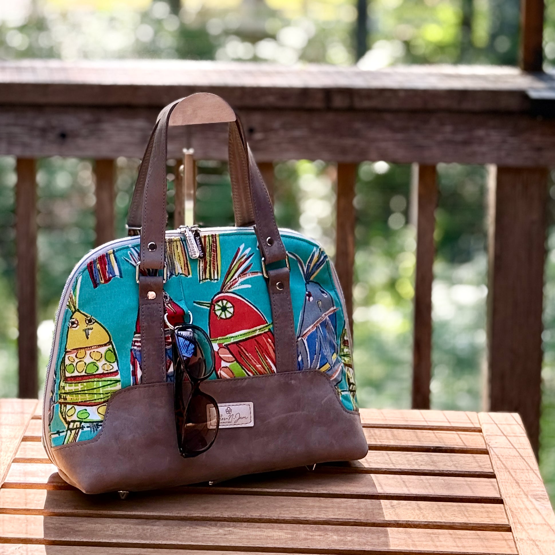 Boronia Bowler Bag, leather or cork