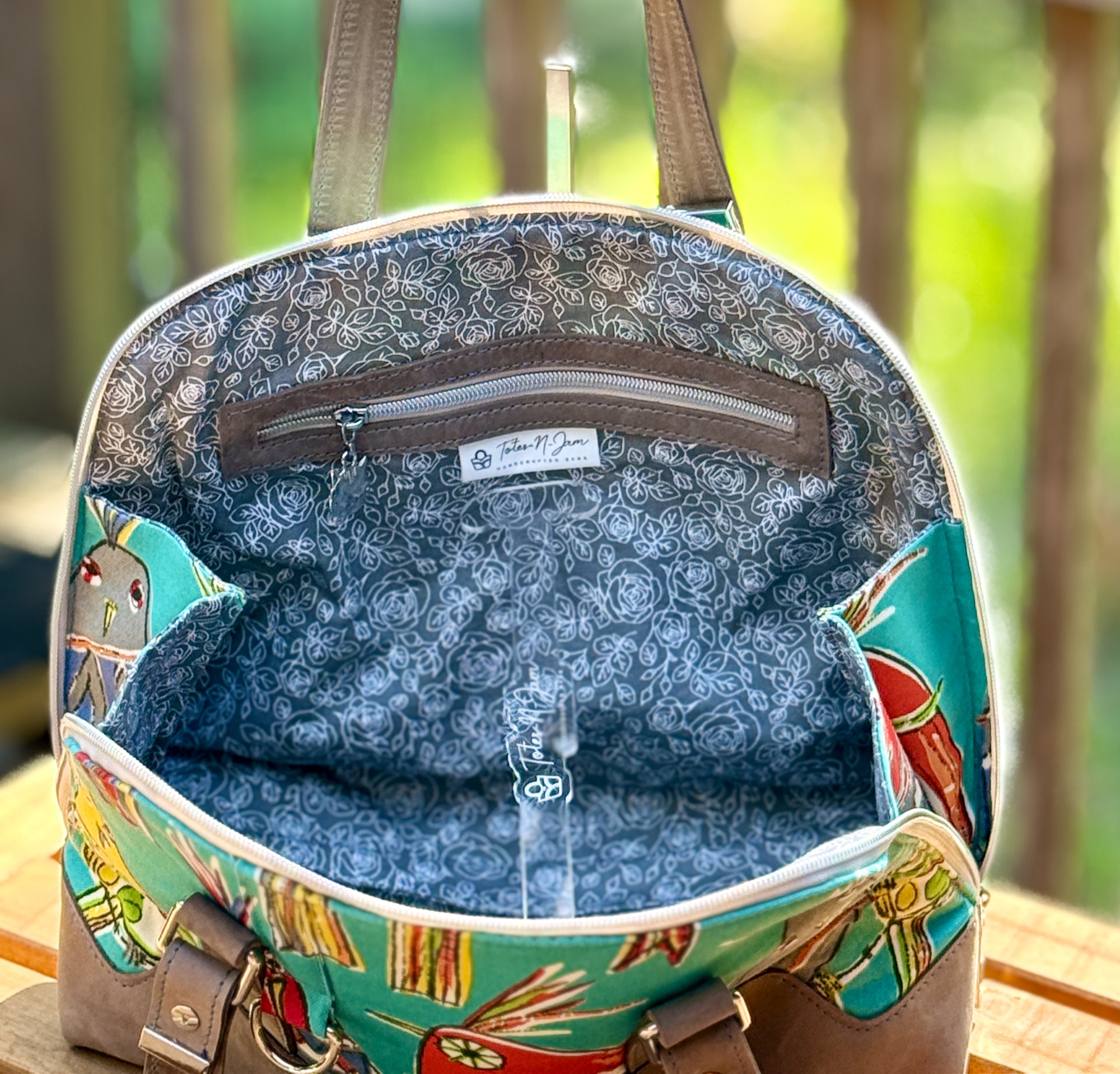 Boronia Bowler Bag, leather or cork