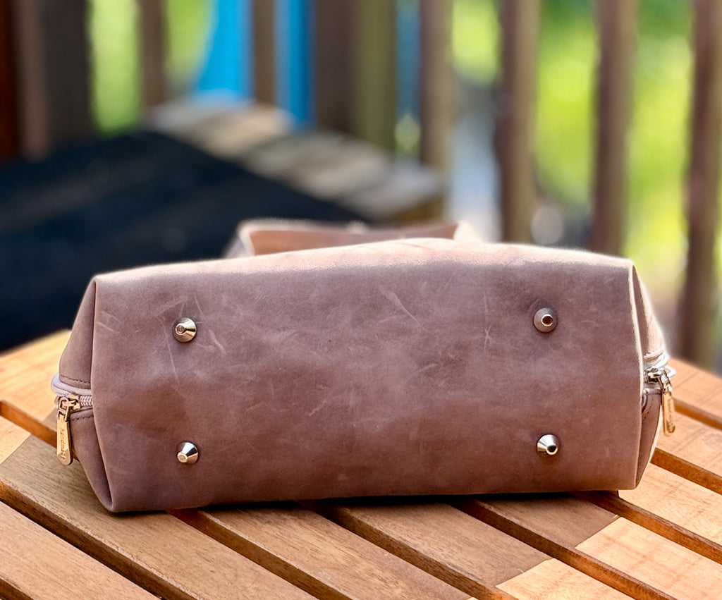 Boronia Bowler Bag, leather or cork
