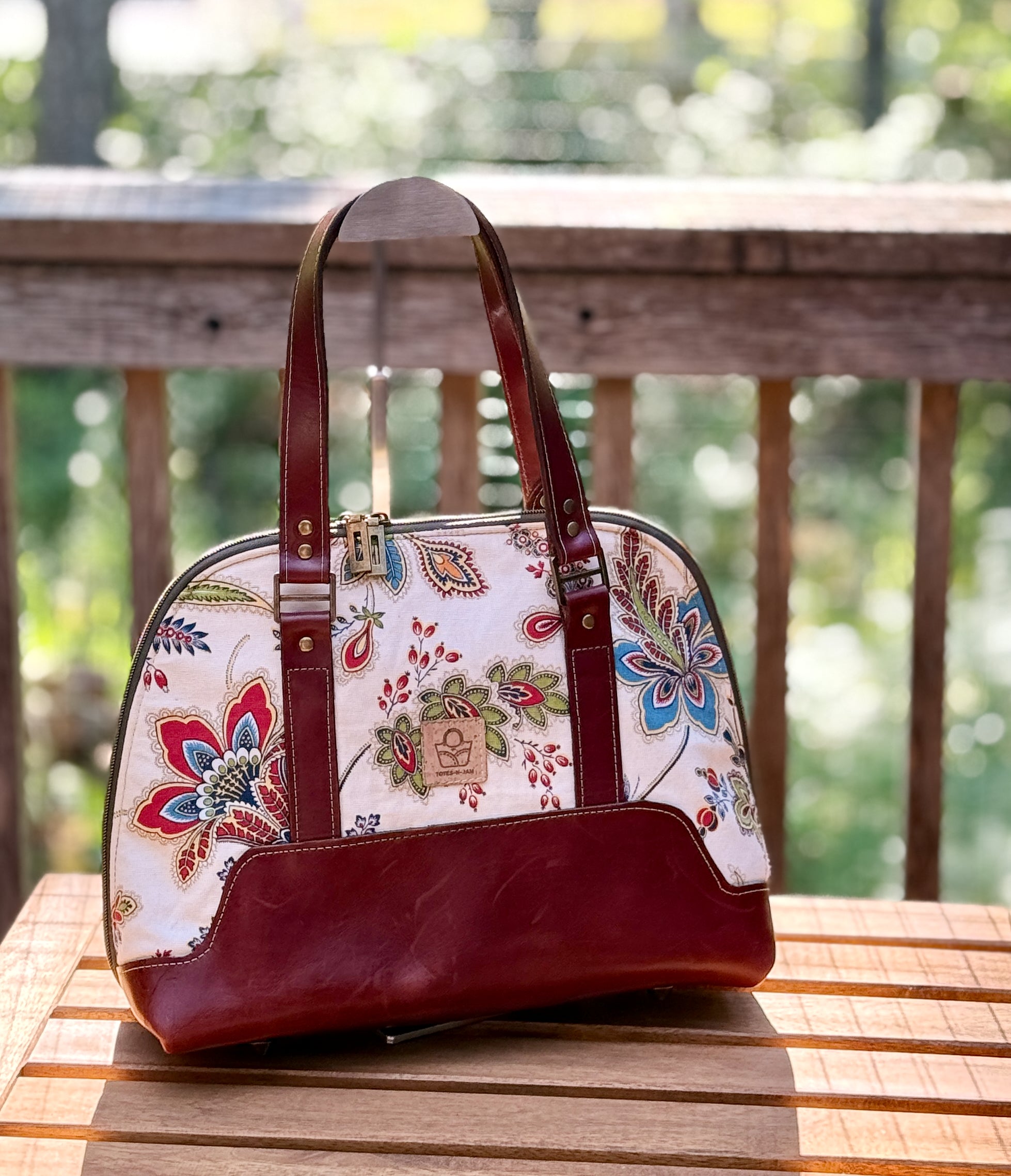 Boronia Bowler Bag, leather or cork