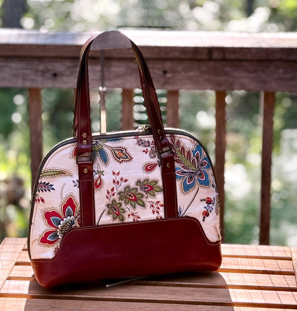 Boronia Bowler Bag, leather or cork