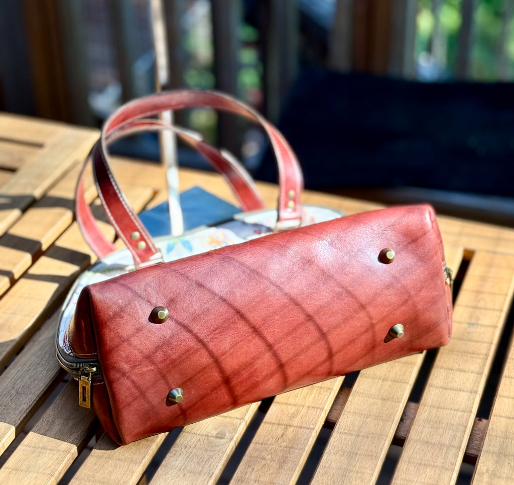 Boronia Bowler Bag, leather or cork