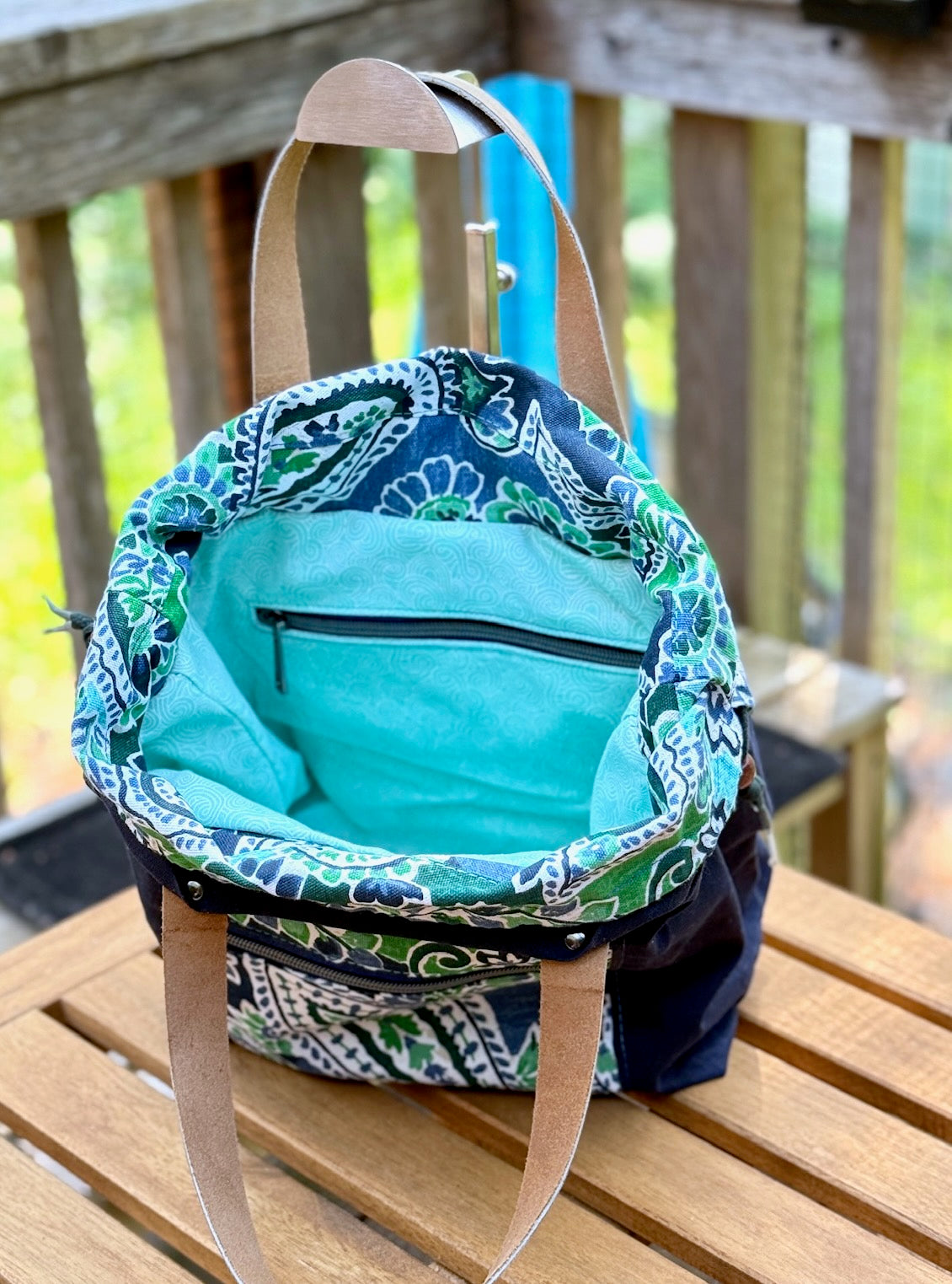 Modified Firefly Tote, waxed canvas