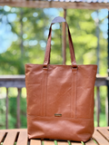 Leather Tote Bag, Lined
